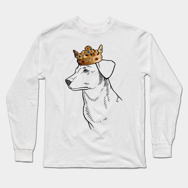 Corgidor Dog King Queen Wearing Crown Long Sleeve T-Shirt by millersye